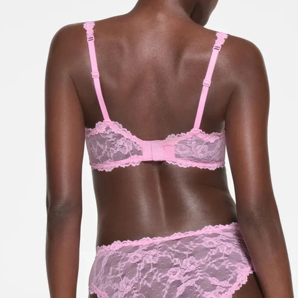 Skims Stretch lace Intimates‎ underwire scoop bra Pink BA-SCP-3575 size 36A - Picture 8 of 8